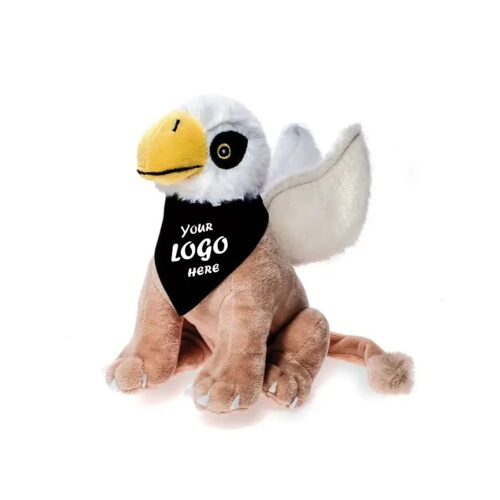 8 Inch Griffin Plush With Custom Mascot Accessories