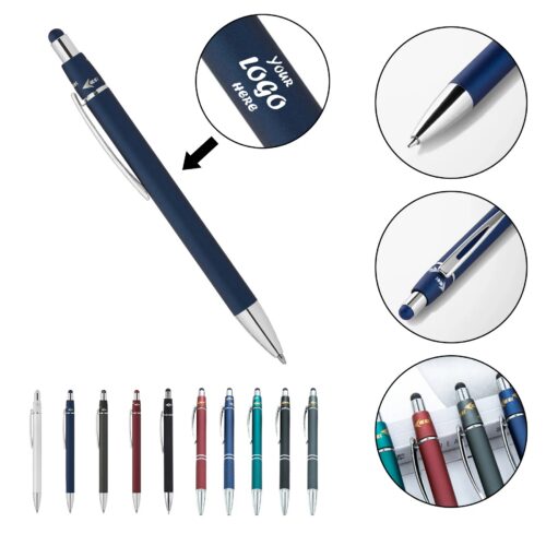 Spinner Metal Stylus Pen For Branded Desk Fun