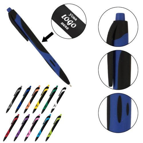 Rubberized Hybrid Ink Pen For Smooth Daily Writing