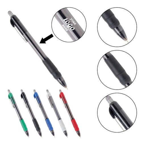 Smooth Antimicrobial Click Pen For Daily Office Use