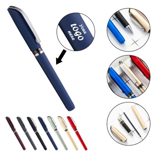 Soft Touch Gel Pen With Cap For Smooth Daily Writing