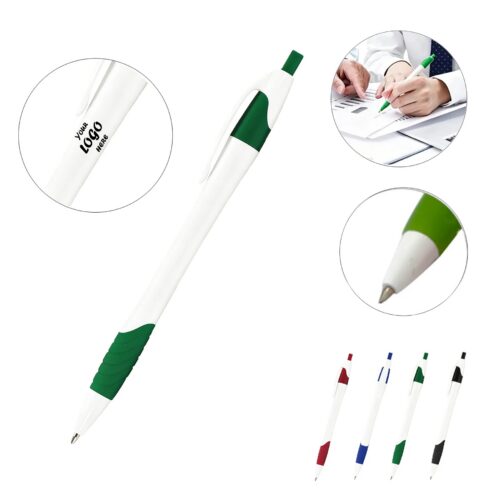 Textured Grip Click Pen For Smooth Everyday Writing
