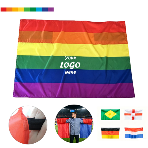 Wearable Soccer Cape With Arm Inserts For Fan Events