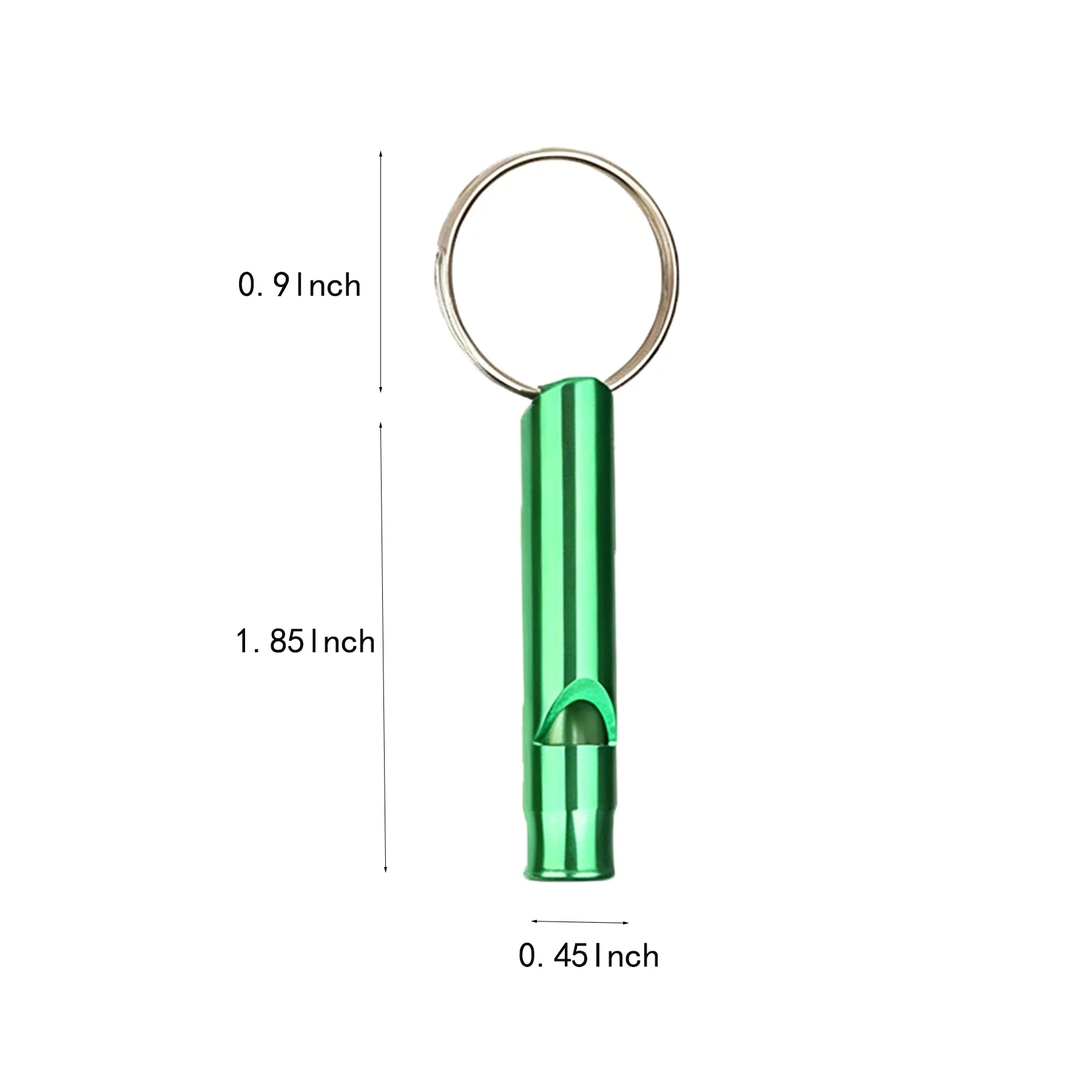 Aluminum Emergency Whistle Keychain For Outdoor Safety - Image 2