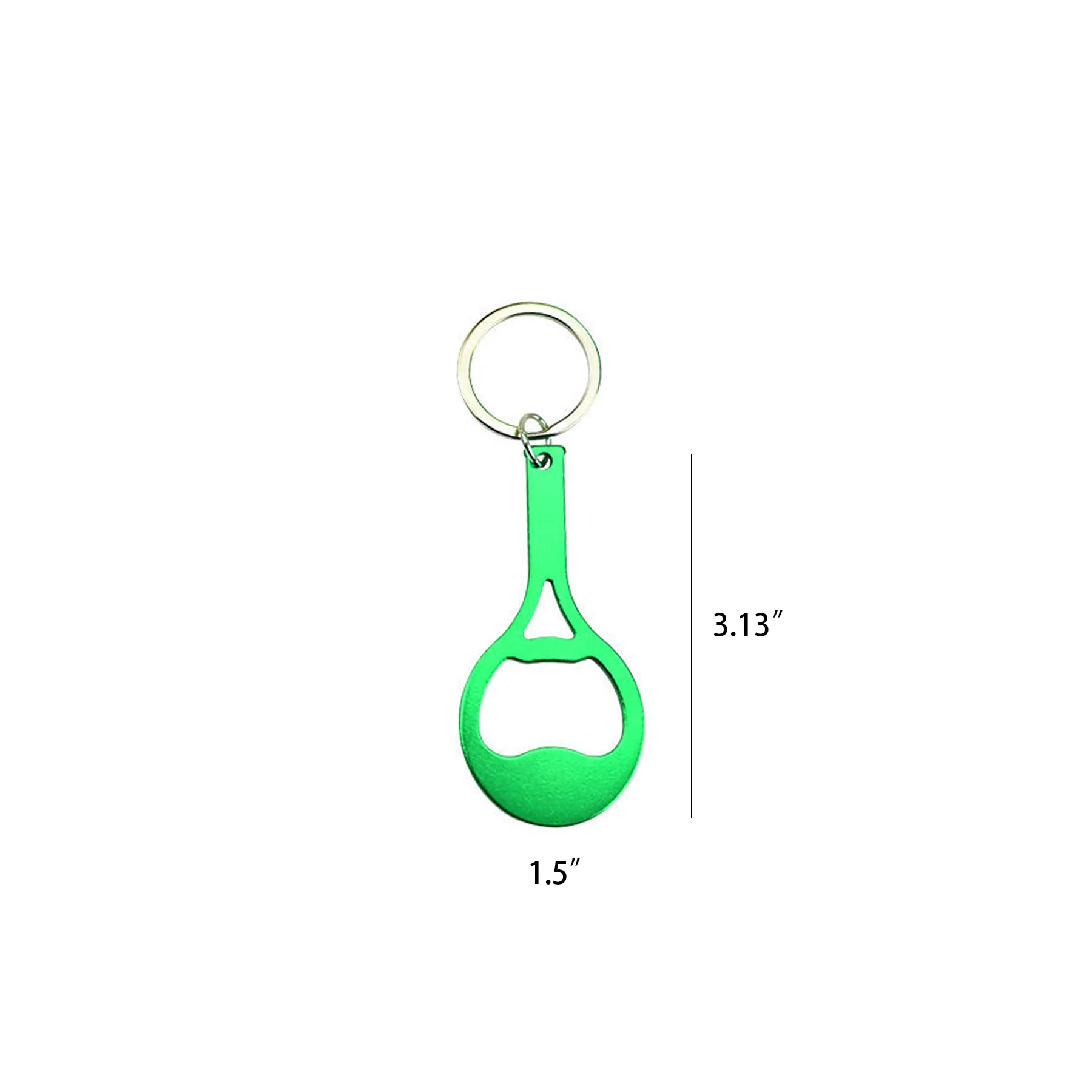 Tennis Racket Bottle Opener Keychain For Sports Fans - Image 2