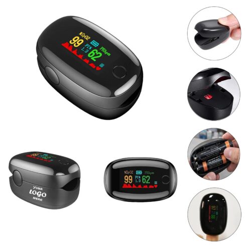 Portable Fingertip Pulse Oximeter With LED Display