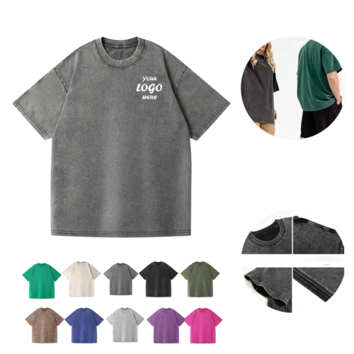 Premium Washed Cotton Oversized Unisex T Shirt
