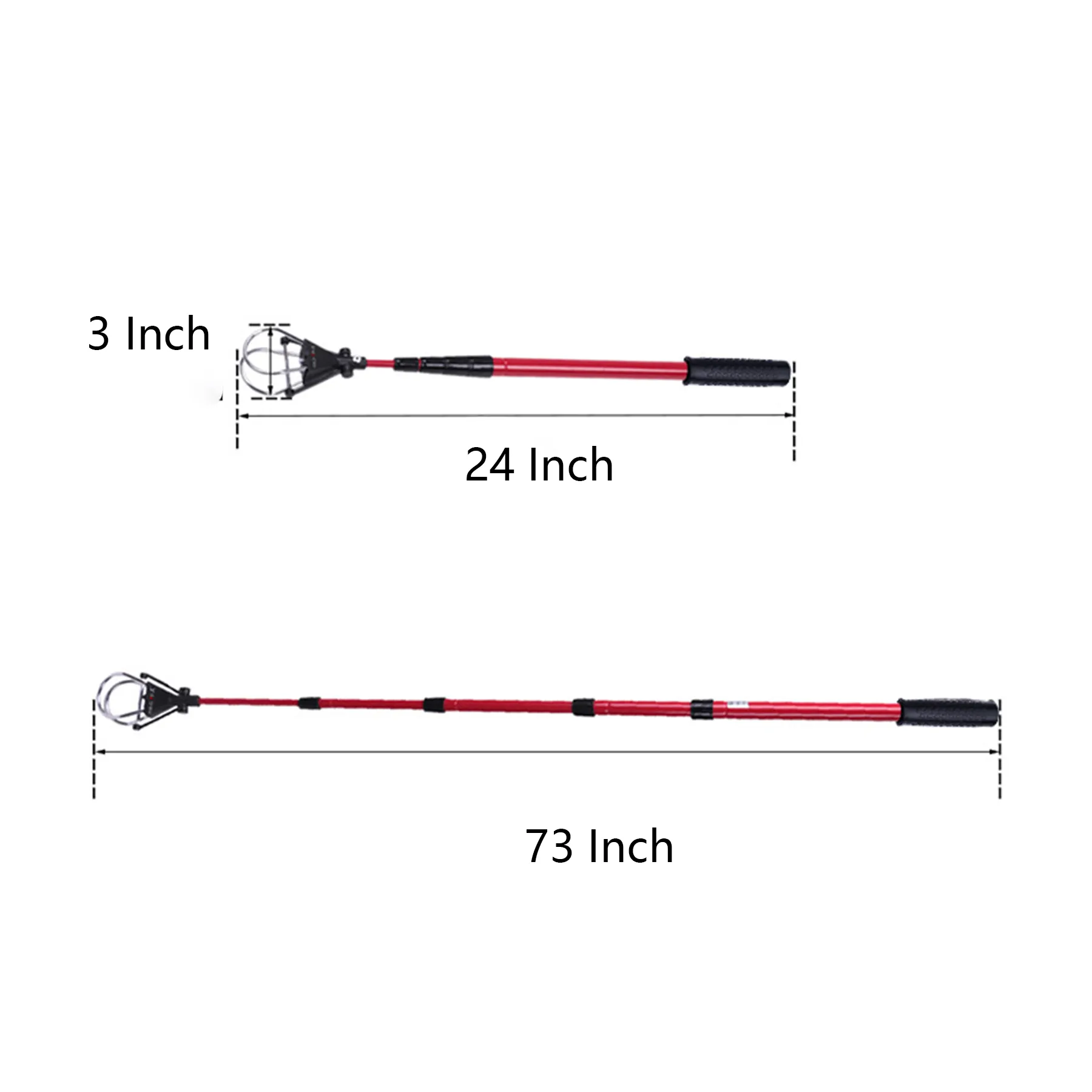Telescopic Stainless Steel Golf Ball Retriever - Image 2
