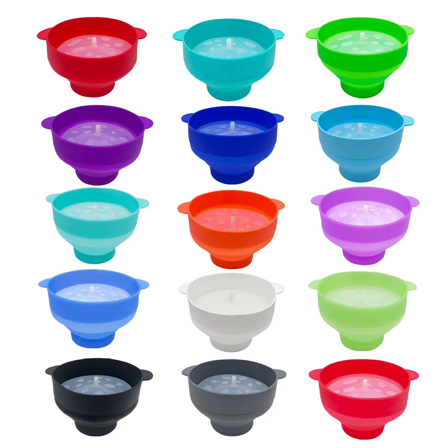 Collapsible Silicone Microwave Popcorn Popper Cup - Image 3