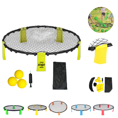 Portable Beach Volleyball Game Kit