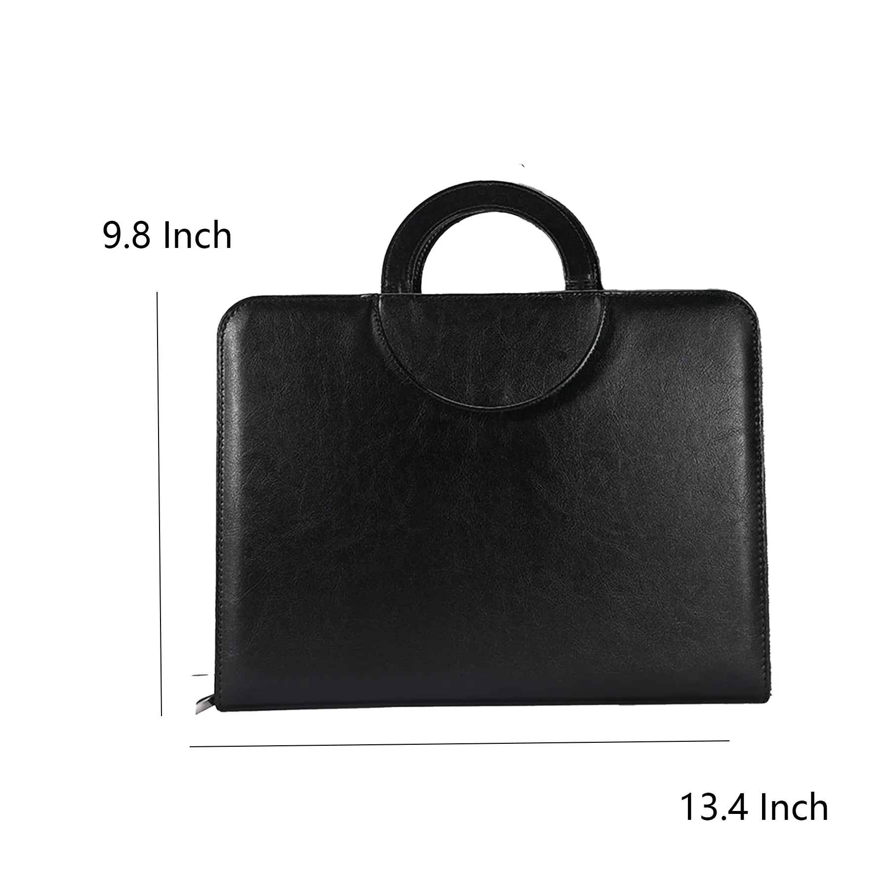 Zippered PU Business Portfolio Brief Case - Image 2