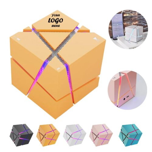 LED Bluetooth Cube Speaker With Multiple Play Modes