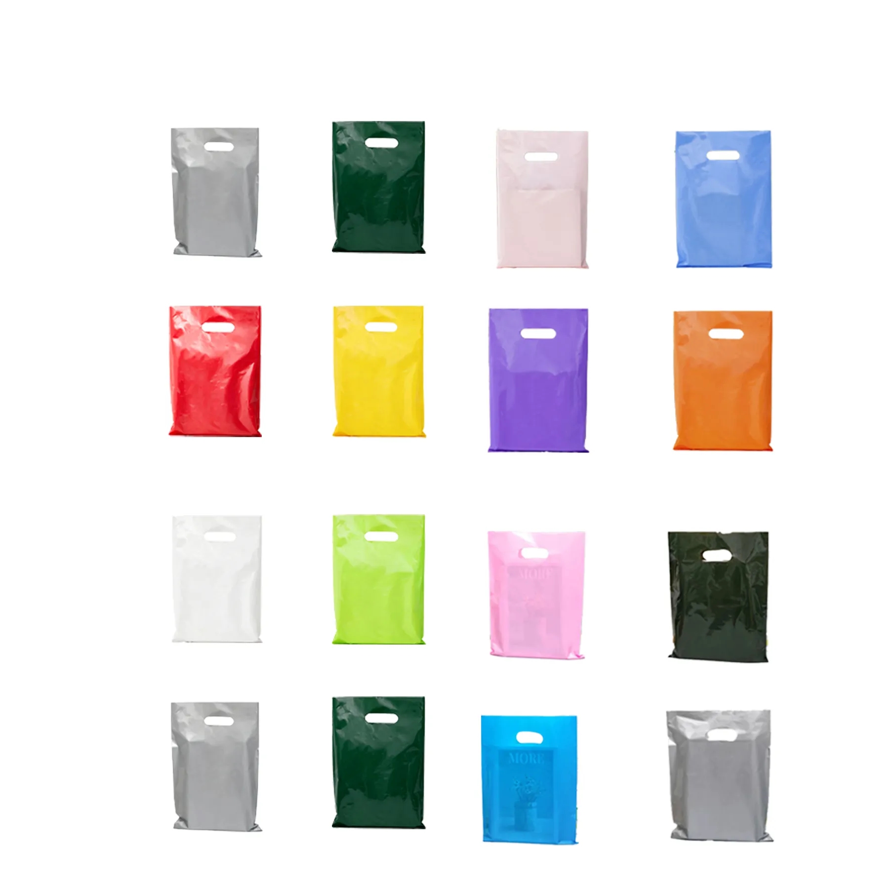 Die Cut Plastic Shopping Bag With Glossy Retail Finish - Image 3
