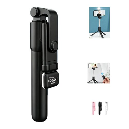 Stable Selfie Stick Tripod With Fill Light For Travel