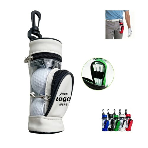 Mini Golf Bag Keychain Holder With Balls And Tees