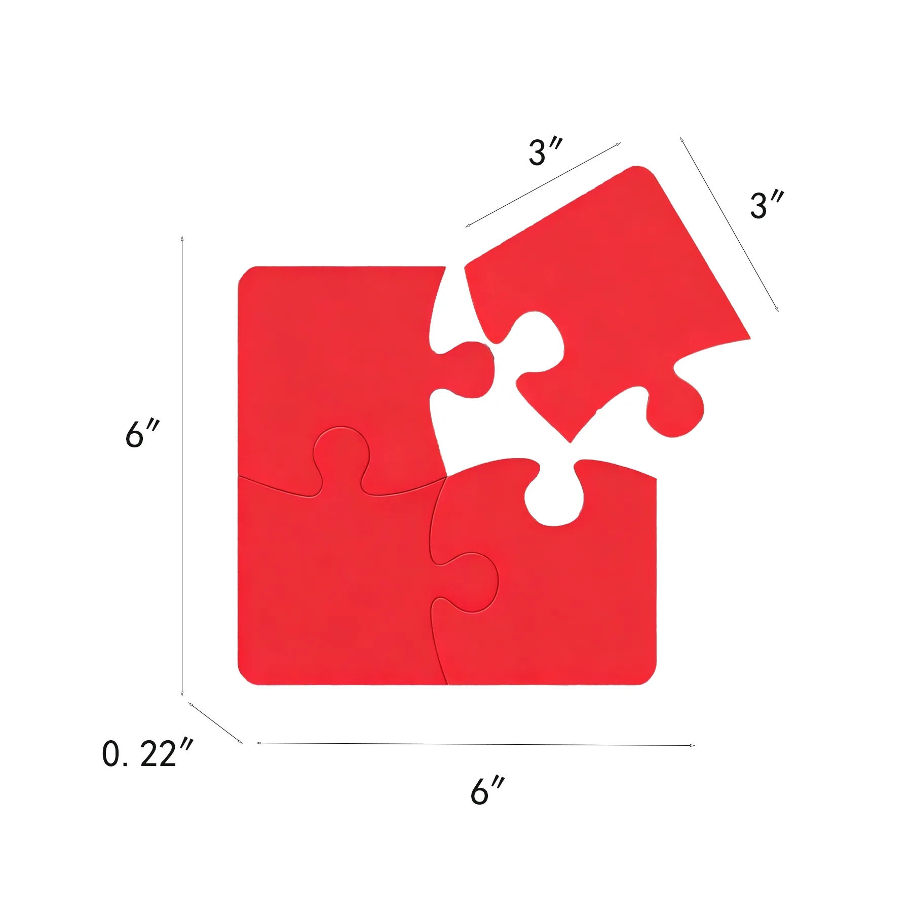 Four Piece Foam Puzzle Coaster For Product Launch Events - Image 2