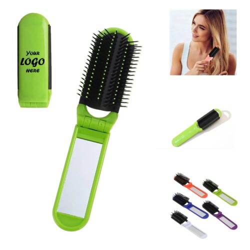 Mini Vented Travel Hairbrush For Fast Blow Drying Trips